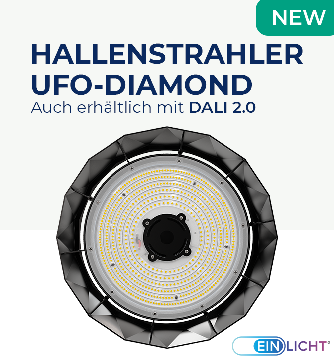 zu den neuen Einlicht Diamond Hallenstrahlern