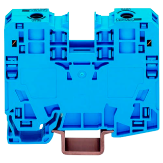 2-Leiter-Durchgangsklemme WAGO, 35mm², für TS 35x15, 600V, 125A, blau 