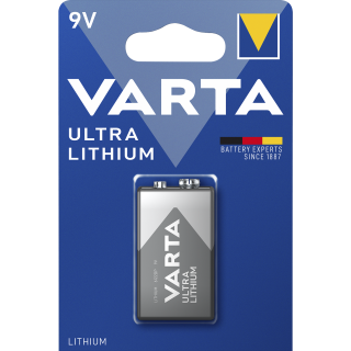 E-Block Batterie VARTA "Ultra Lithium", 6FR61, 9V, Ultra Lithium 