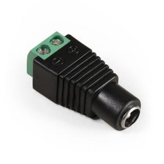 Adapter McPower, DC-Kupplung 5,5x2,1mm und Lüsterklemme 