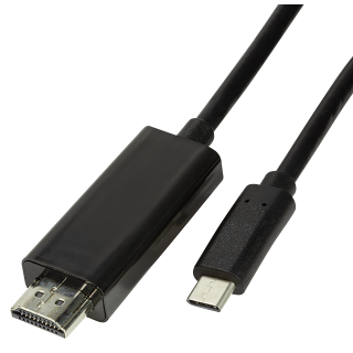 Adapterkabel USB-C auf HDMI 2.0 Stecker, 1,8m 