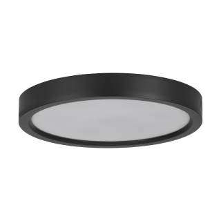 Aufbauleuchte EGLO "Idun-E", LED, 17W, 2000lm, 4000K, schwarz/weiß, 3,1xØ28,5cm 