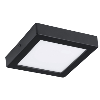 Aufbauleuchte EGLO "Idun", LED, 9,5W, 1500lm, 4000K, schwarz/weiß, 17x17x3cm 