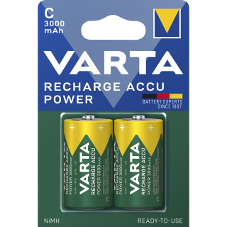 Baby-Akku VARTA, Typ C, NiMH-Akku, HR14, 1,2V/3000 mAh, Pre-charged, 2er Pack 