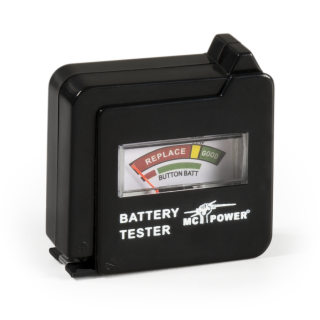 Batterietester McPower "EL-BT 6" für AAA, AA, C, D, 9 V Batterien 