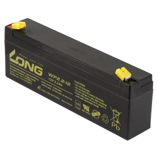 Bleiakku KUNG LONG "WP2,2-12" 12V/2,2Ah, VdS, 178x34x60mm, 1,06kg 