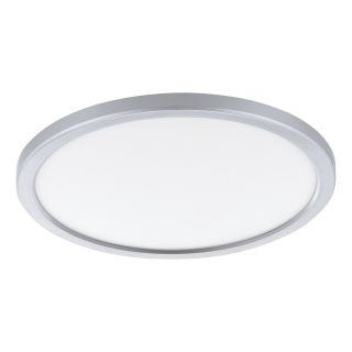 Deckenleuchte EGLO "Campaspero 2", LED, 18W, 1900lm, 4000K, silber/weiß 