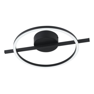 Deckenleuchte EGLO "Gambulaga 1", LED, 17W, 1900lm, 2700-6500K, schwarz/weiß 
