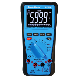 Digital Multimeter PeakTech "P2035", 6000 Counts, 1000V, True RMS, USB 