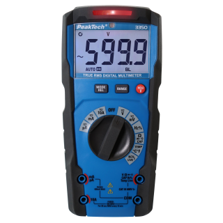 Digital Multimeter PeakTech "P3349", 6000 Counts, 600V, True RMS, Auto Range 