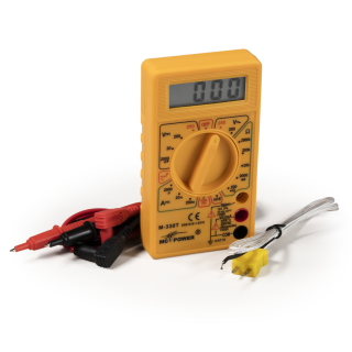 Digitalmultimeter McPower "M-330T", Temperatur-Messung -50 °C bis +1.000°C 