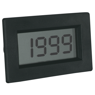 LCD Voltmeter-Einbaumodul PeakTech "LDP-135", 13mm Ziffernhöhe, Batteriebetrieben (9V Batterie) 