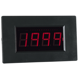 LED Voltmeter-Einbaumodul PeakTech "LDP-235", LCD-Anzeige, Hintergrundbeleuchtung, Rot 