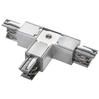 Einspeiser-Steckverbinder "SPS2" für 3-Phasen-Schienensystem, T-T2 Links, weiß