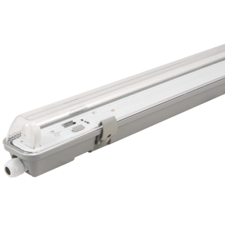 Feuchtraumleuchte 120cm für 1 LED Röhren, IP65 