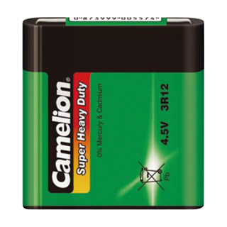 Flachbatterie CAMELION Super Heavy Duty 4,5 V, Typ 3R12 