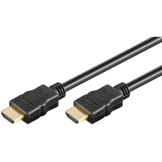 HDMI-Kabel, High Speed, mit Ethernet, 4K/60Hz, schwarz, 5m 