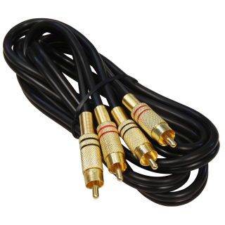 High-End Cinch-Kabel "RCA-Gold" 1,5 m 