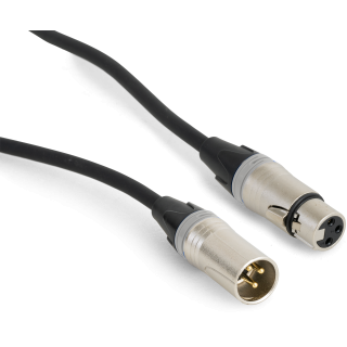 Hochwertiges Audiokabel BST "SOUND-XLRM-XLRF-20" 20m, XLR Stecker u. Buchse 