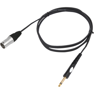 Hochwertiges Verbindungskabel BST "XLRM-JACKM-6" 6m,1x Klinke 1x XLR Stecker 