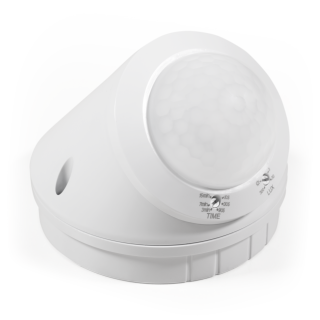 IR Bewegungsmelder McShine "LX-2736", 360°, max. 800W, weiß, LED geeignet, IP65 