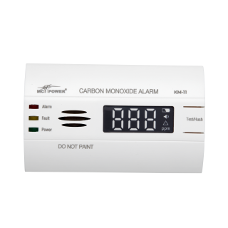 Kohlenmonoxid Melder McPower "KM-11" 10 Jahre Sensor, mit Display, EN 50291 