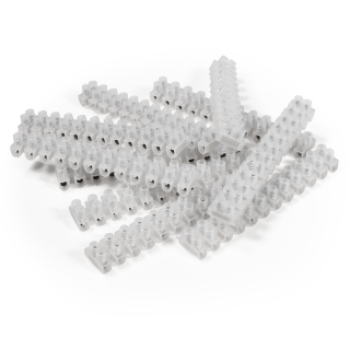 Lüsterklemme McPower, 12 Klemmen, 4,5mm², 5A, transparent, 10er-Pack 