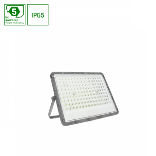 LED Außenstrahler "Noctis Max", 100W, 8600lm, 6500K, 230V, tageslichtweiß, grau 