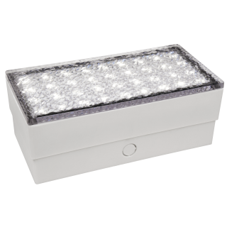 LED-Bodenleuchte McShine "Pflasterstein" 20x10x7cm, 180lm, IP65, warmweiß, 230V 