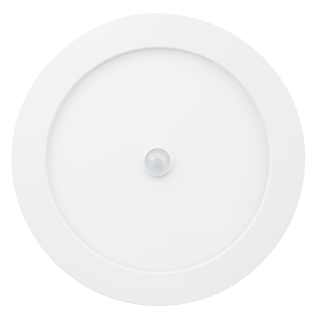 LED Deckenleuchte, 1.600lm, 3000K, 24W, warmweiß, IP44, 280x53mm, Bewegungsmelder 
