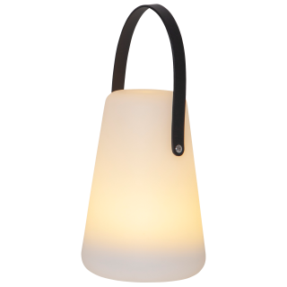 LED Deko-Leuchte "Literna", 29x13,5cm, Ø 8,5cm, warmweiß 