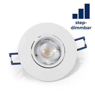 LED-Einbauleuchte McShine "EL-313D" 4,5W, 450Lumen, 3000K, step-dimmbar 