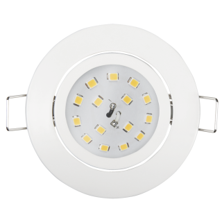 LED Einbauleuchte McShine "Slim" 82x28mm, 5W, 400lm, 3000K, weiß 