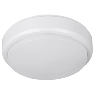 LED-Feuchtraumleuchte Rund IP54, 550lm, 4000K, 8W, neutralweiß, Bewegungsmelder 