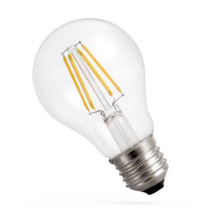 LED Filament Glühlampe, E27, 230V, 4W, 1800K - ultra warmweiß, klar 