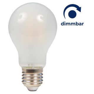 LED Filament Glühlampe McShine "Filed", E27, 6W, 670 lm, warmweiß, dimmbar, matt 