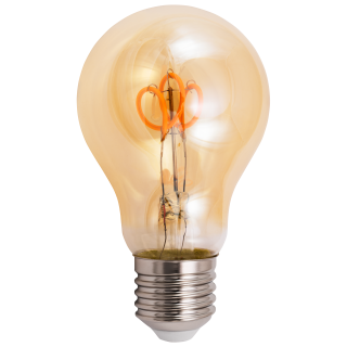 LED Filament Glühlampe McShine "Retro" E27, 2W, 160lm, warmweiß, goldenes Glas 