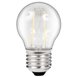 LED Filament Tropfenlampe McShine "Filed", E27, 2W, 260Lm, warmweiß, klar 