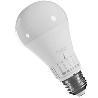 LED-Glühlampe GLS, E27, 230V, 10W, 5CCT, 2700K / 3000K / 4000K / 5000K / 6500K 