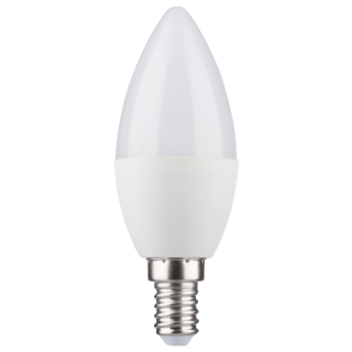 LED Kerzenlampe, E14, 5,5W, 470lm, 2700K, warmweiß, 3+1 Set 