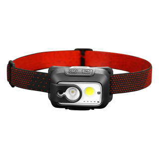 LED-Kopflampe ARCAS, mit Sensor, wiederaufladbar, 9W