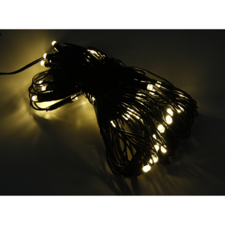 LED-Lichternetz 80 LEDs, BxH 100x80cm, 230V, warmweiß, 5 Kabel, Outdoor 