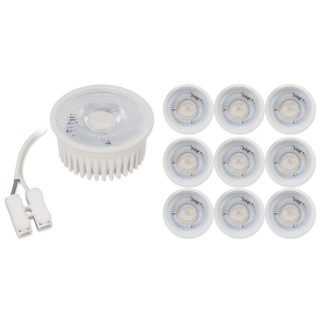 LED-Modul McShine "MCOB" 5W, 400Lm, 230V, 50x25mm, warmweiß, 3000K, 10er-Pack 