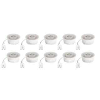 LED-Modul McShine "MCOB", 5W, 400lm,  230V, 50x25mm, 3000K, dimmbar, 10er-Pack 