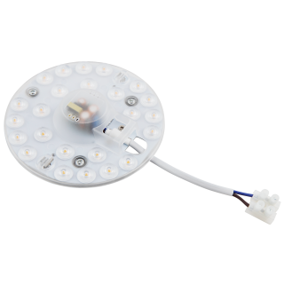 LED-Modul McShine, Umrüstsatz mit Magnethalterung, Ø12,5cm, 12W, 1200lm, 3000K 