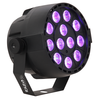 LED PAR-Strahler IBIZA "PAR-MINI-UV" 24W, 4 DMX Kanäle 