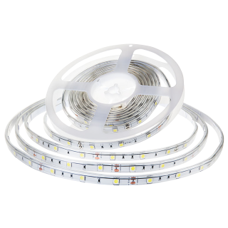 LED-Stripe 30LED/m, 420lm/m, 4,8W/m, 12V, warmweiß 3000k, 5m, IP65 