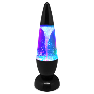 LED Tornado Lampe mit Glitter, Batterie- oder Kabelbetrieben, 3xAA Batterie, USB 