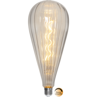 LED-Tropfenlampe "Decoled", E37, 2200K, 150lm, 2W, warmweiß, dimmbar 