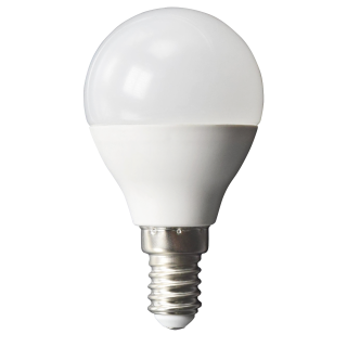 LED Tropfenlampe McShine, E14, 6W, 480lm, 160°, 3000K, warmweiß, Ø45x78mm 